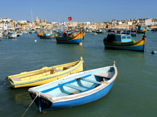 Malte bateaux port